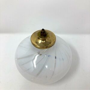 Small glass oil lamp in excellent condition